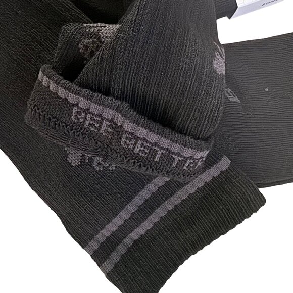 Bombas midCalf Socks mens size XL black Honeycomb cushion antimicrobial new - Picture 7 of 10